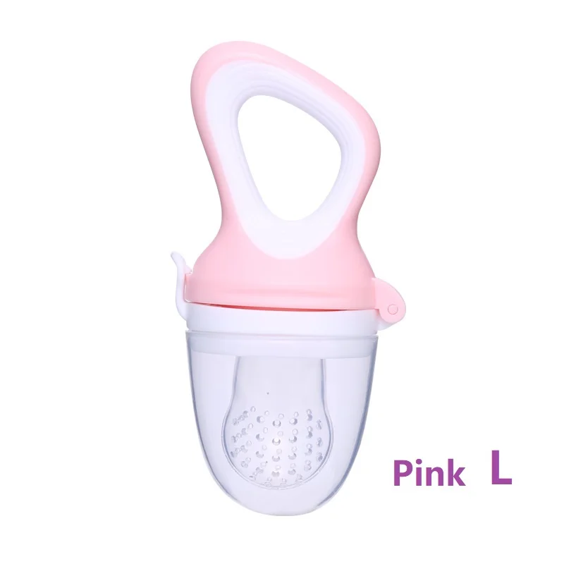 Pink L Соска-пустышка для маленьких детей, соска-пустышка для новорожденных, силиконовая соска для младенцев - Цвет: Pink L