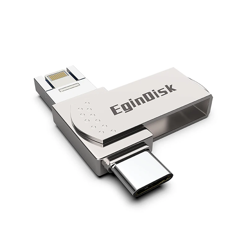 Usb флеш-накопитель для iPhone iPad Android внешний накопитель 128 ГБ Lightning TYPE-C USB 3 в 1 флешка