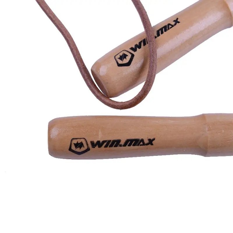 Pro кожаная Скакалка для скакалки регулируемый взвешенный упражнений фитнеса