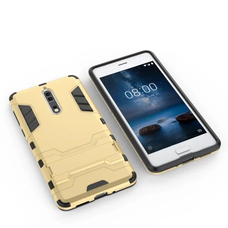 ZEALLION для Nokia 1 N2 3 5 6 8 7 Plus Sirocco Hybrid Armor противоударный жесткий пластиковый