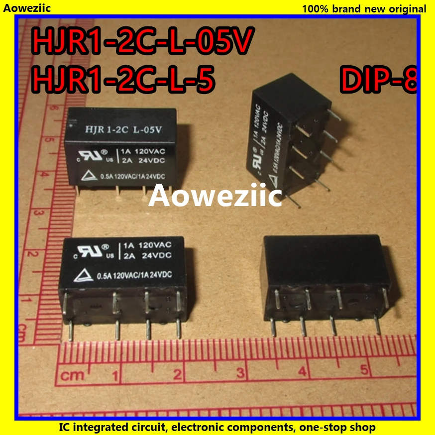

5 шт./лот HJR1-2C-L-05V HJR1-2C-L-5 DIP-8 HJR1-2C-L-05VDC 2A реле 8pin новый оригинальный продукт