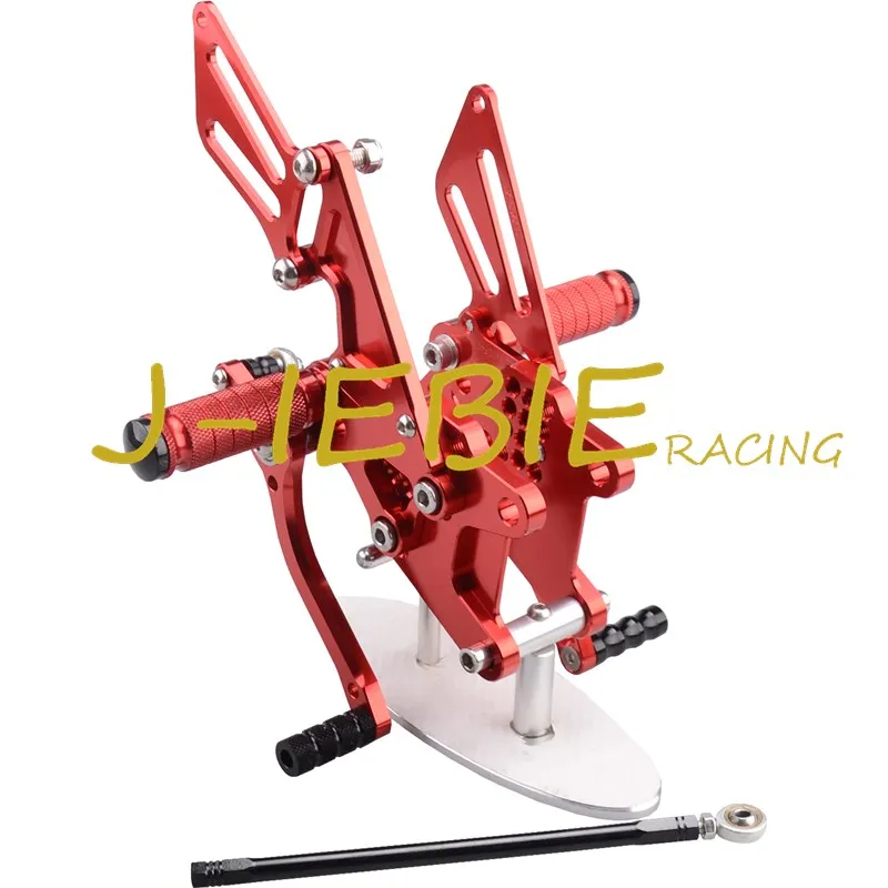 CNC Racing Rearset Регулируемые задние комплекты подножки подходят для Kawasaki NINJA ZX10R 2006 2007