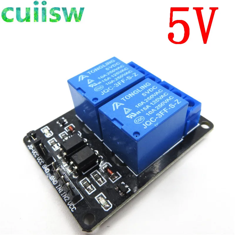 5v 2 channel relay 1 2 4 8 канальный DC 5 в 12 В релейный модуль с оптроном низкий уровень триггера Плата расширения для arduino - Цвет: 5v 2 channel relay