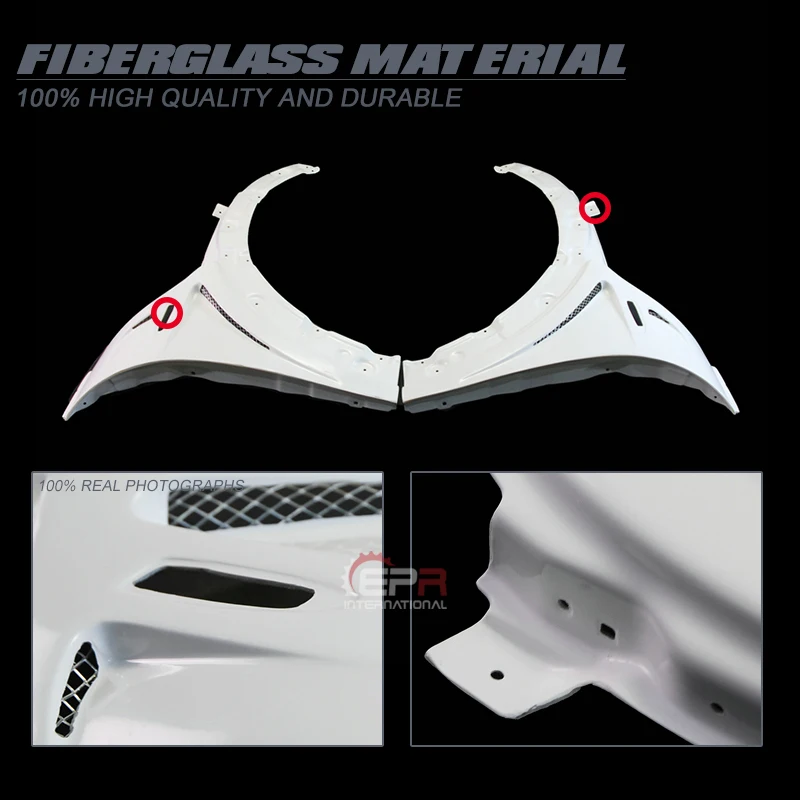 FRP Front Fender For F56 Mini Cooper S DAG Styl Glass Fiber Vented Body Kit Trim Tuning Racing | Автомобили и мотоциклы