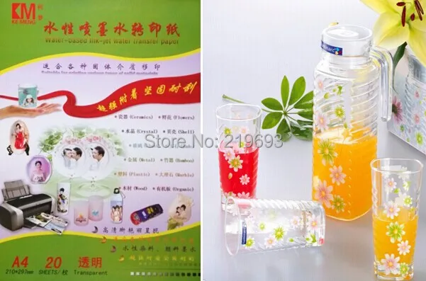 30 шт. A4 чистый лист бумаги для предметное стекло наклейка прозрачный цвет