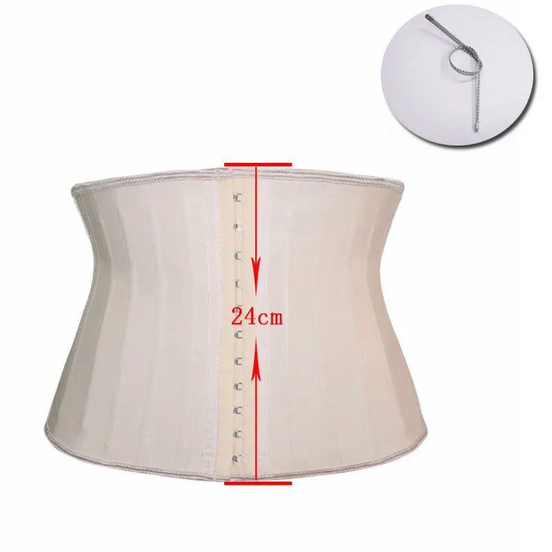 Nude Waist Belt 24 Регулируемый Женский латексный поясничного Талия Поддержка пояс для спины спортивные гимнастические корсет для контроля за животом моделирующее белье Вес потери - Цвет: Nude Waist Belt 24