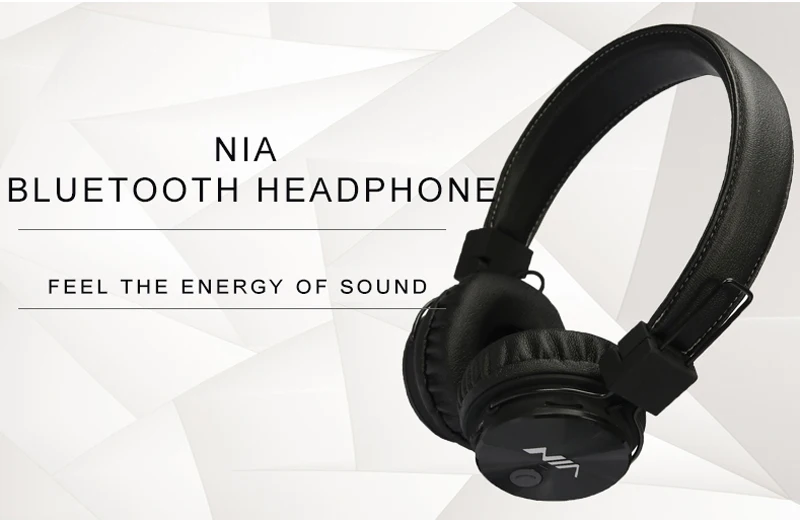 Новая версия NIA X3 Беспроводные стерео Bluetooth наушники гарнитуры складные спортивные наушники Поддержка приложения