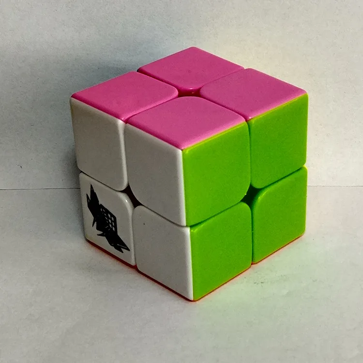 Магический кубик D-FantiX Cyclone Boys, 2x2x2, скоростной кубик без наклеек, 2x2, пазлы, игрушки, развивающая игрушка или хороший подарок для детей
