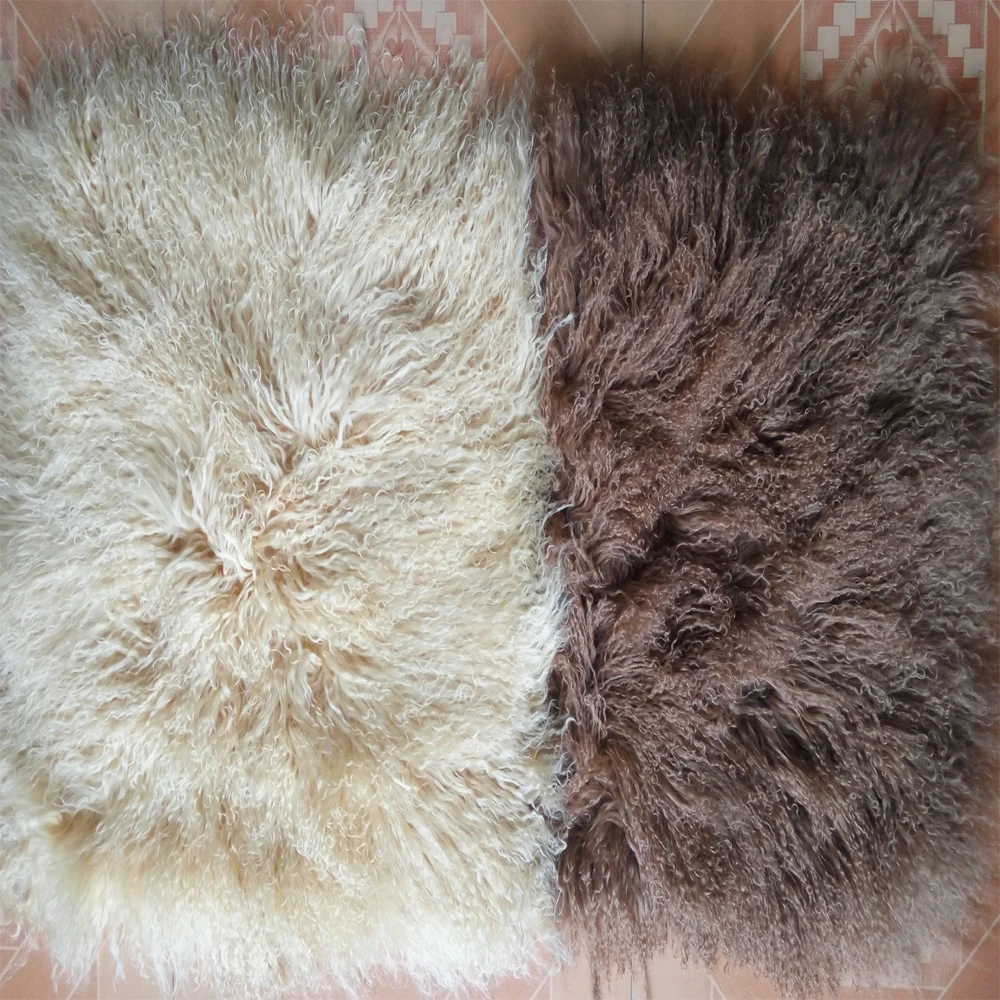 2016 Бесплатная доставка Натуральный Бежевый и верблюжья монгольская подушка из