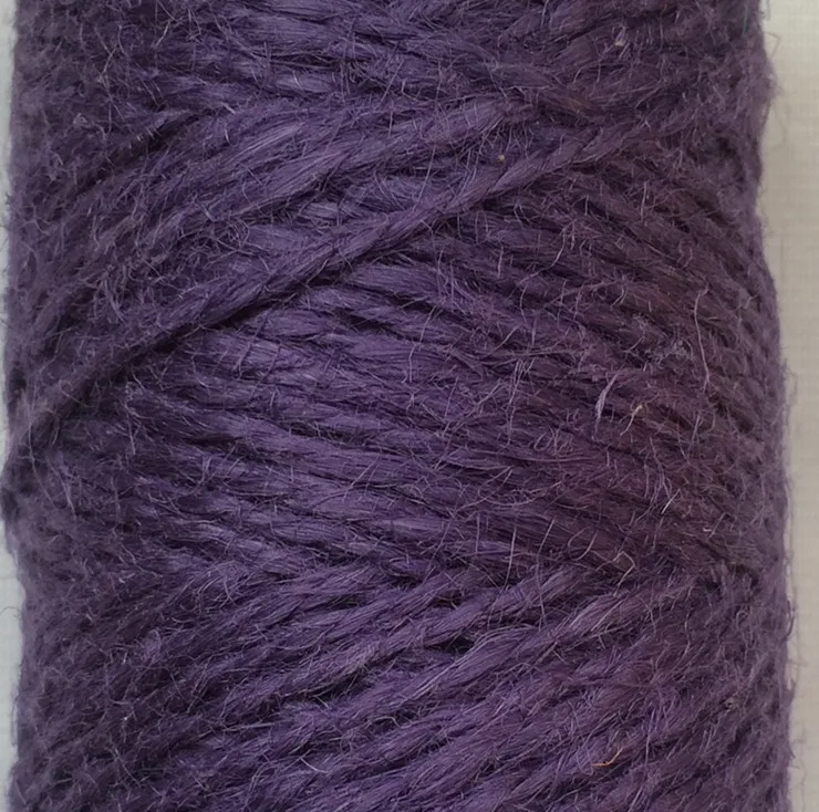 purple 1 шт 2ply 1,5 мм(100 м/катушка) цветной джутовый шнур-шпагат DIY декоративный аксессуар ручной работы джутовый канат - Цвет: purple