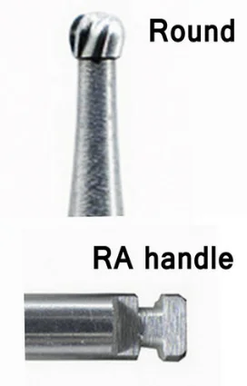 RA 7/8 зубные код RA круглым стоматологический Бур лаборатория низкая скорость вольфрамокарбидные буры RA Бур 5 шт./кор