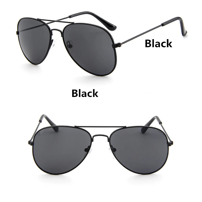 black frame black Kocotree Мода для маленьких девочек детские солнцезащитные очки Piolt стиль бренд дизайн дети защита от солнца очки УФ Защита Oculos De Sol Gafas - Lenses Color: black frame black