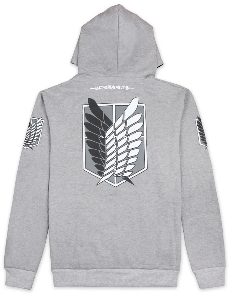 Милый Единорог атака на Титанов серый топ пальто унисекс с длинным рукавом