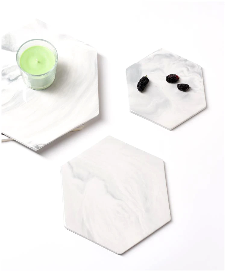 Marble Cheese Cutting Boards Decorative Pastry Plate Serving Tray Chopper Chopping Coaster Mad Pad Gray Large Round Rectangle