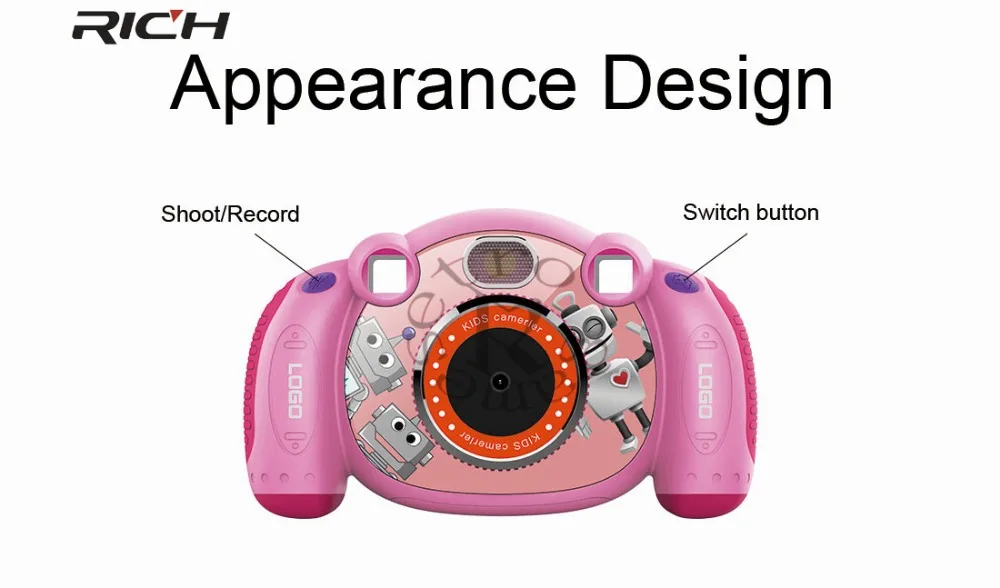 Детская камера игрушечная развивающие игрушки мини 1080P HD Цифровая детская