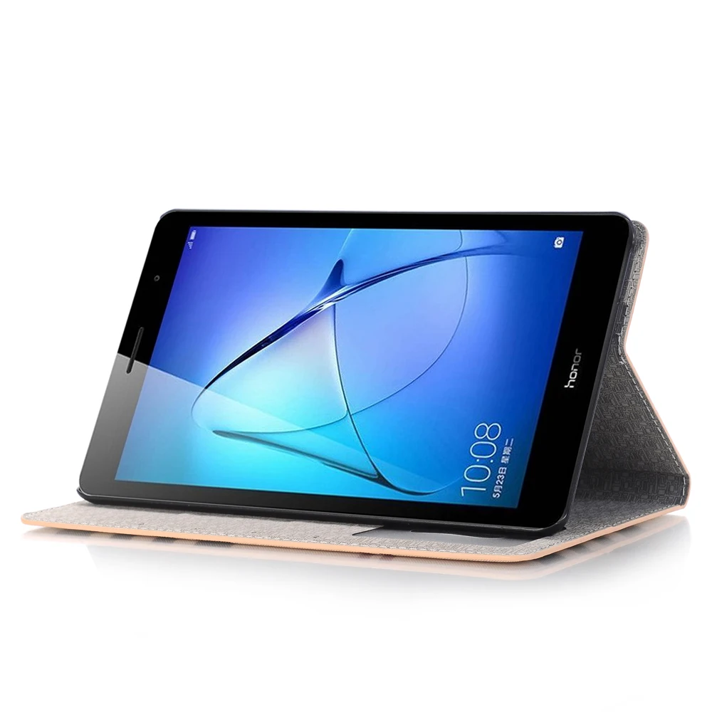 Деловой кожаный чехол для huawei MediaPad T3 8,0 KOB-L09 KOB-W09 8,0 дюймов, подставка для планшета с отделением для карт+ подарок