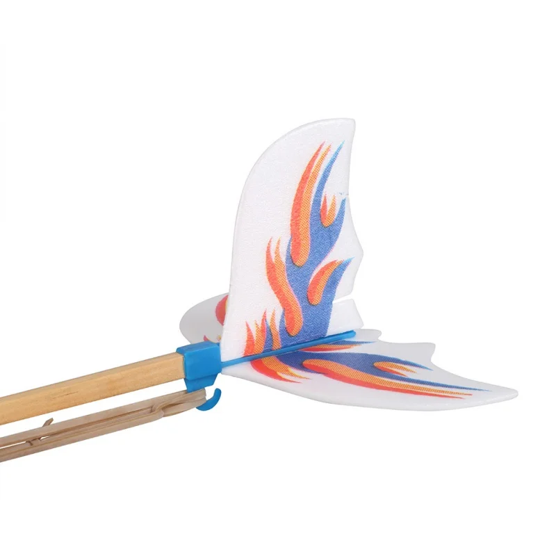

Hot! DIY Plastic Foam Elastic Rubber Powered Flying Plane Kit Aircraft Model Educational Toy Best Festival Gifts For Children