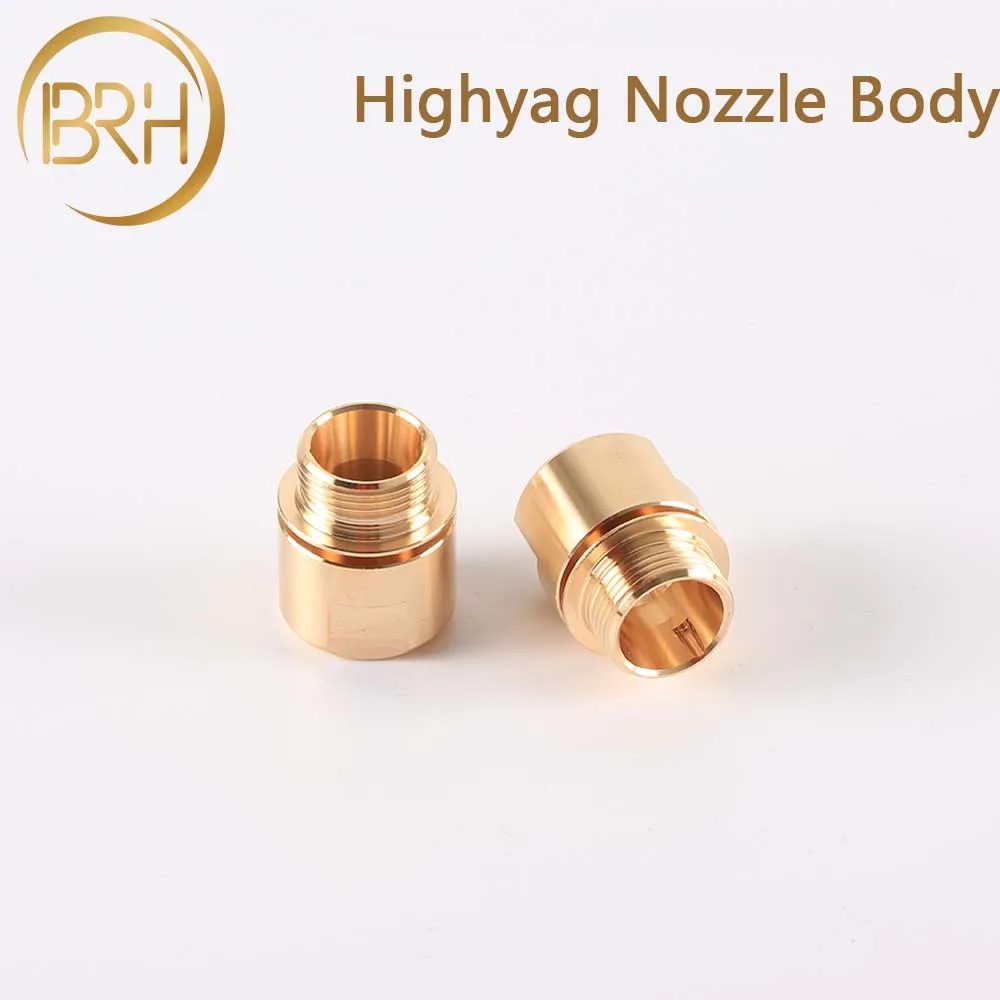 Держатель сопла лазера BRH Highyag/Nukon/Bystronic медный корпус адаптера Запчасти и