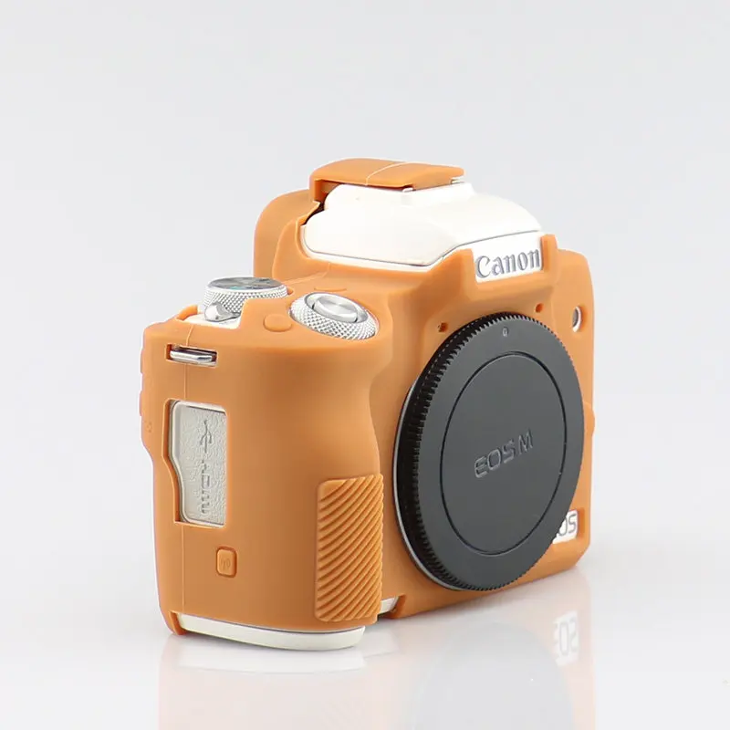 Силиконовая кожа брони сумка для камеры чехол Защитная крышка для Canon EOS M50 только цифровая камера