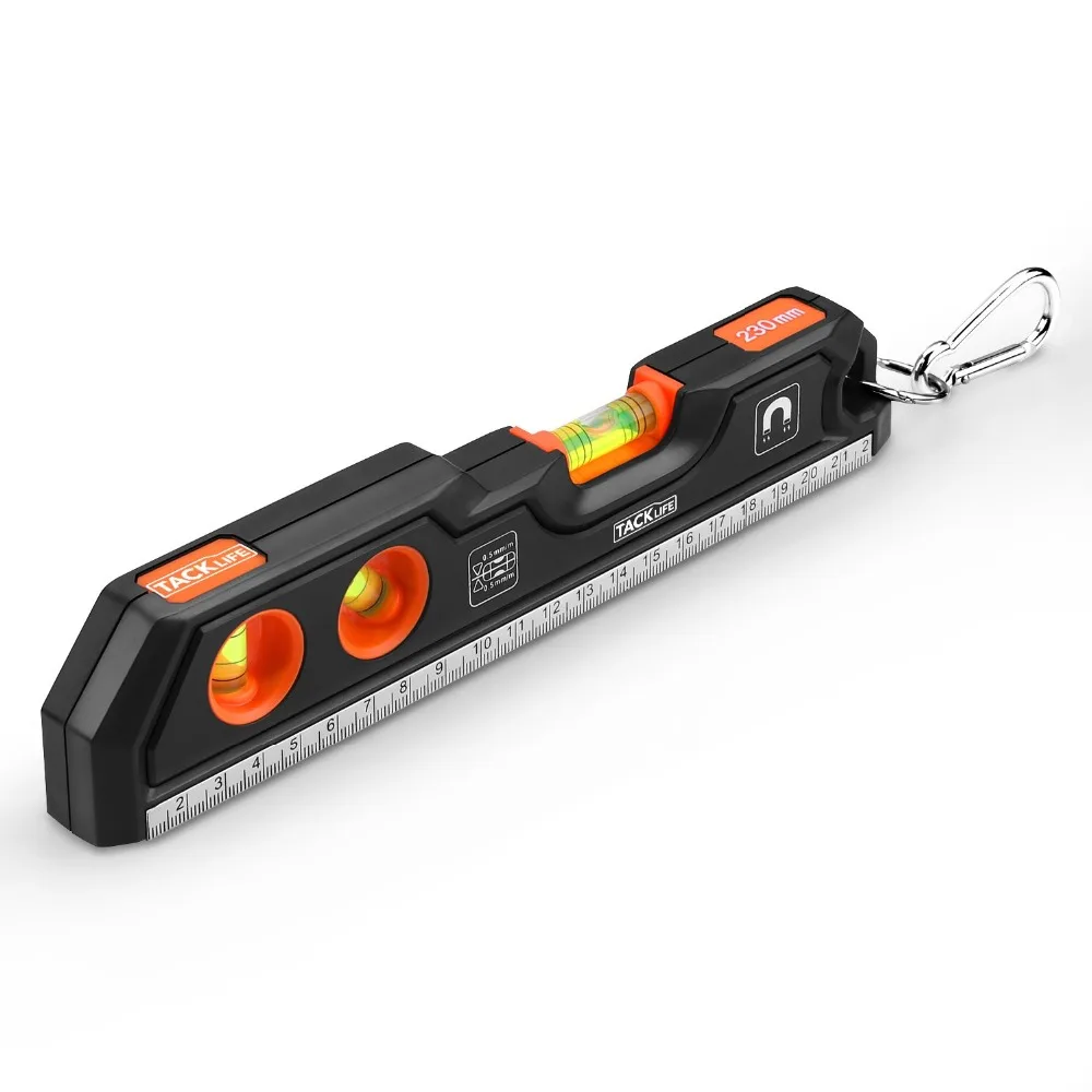 TACKLIFE MT-L05 9-дюймовый уровень Магнитный Торпедо измерения ударопрочность уровня с высокой точной сильных магнитных Сталь молния