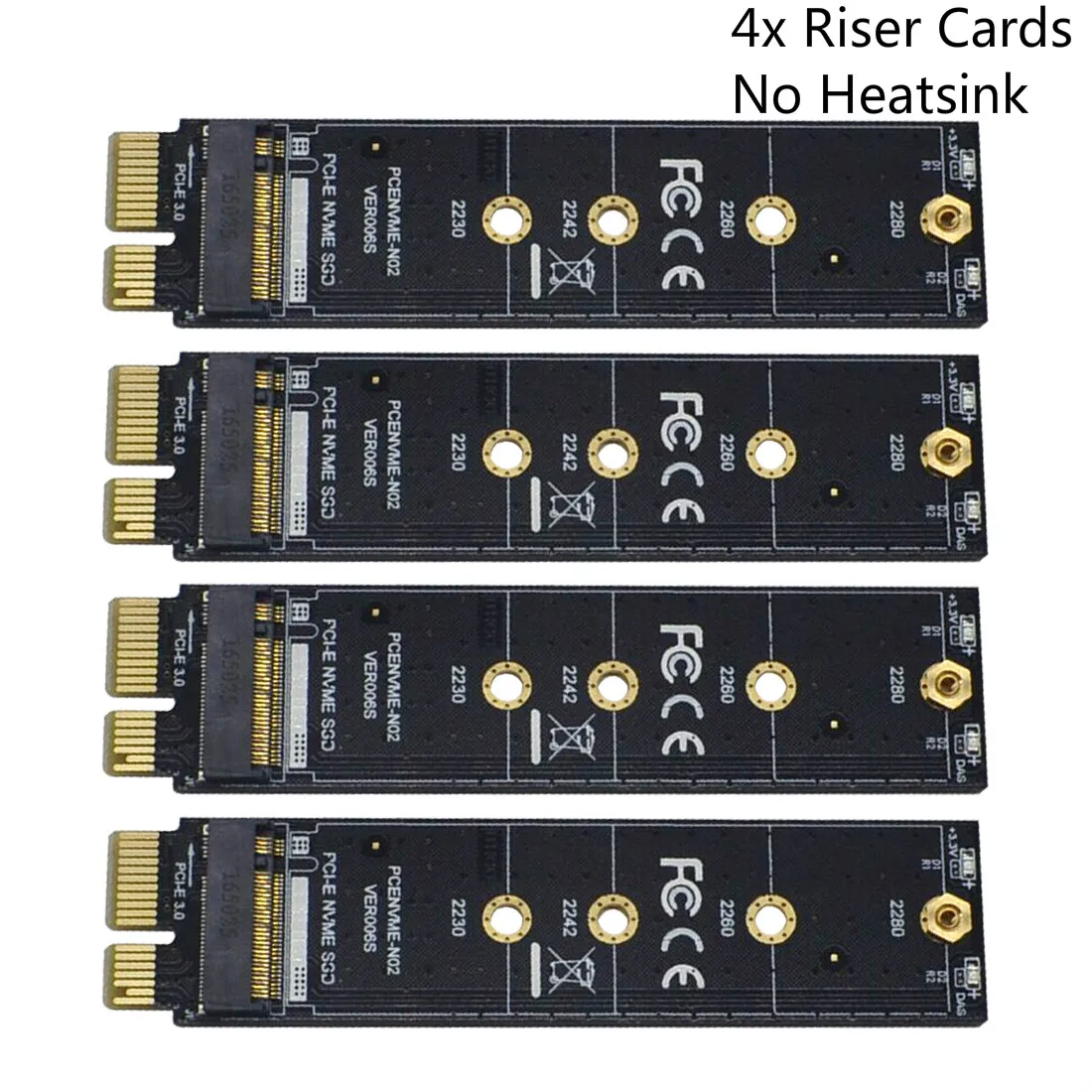 Зеленый PCI-E PCI Express 3,0X1 M.2 M ключ Интерфейс NVMe SSD PCIE M.2 переходная карта адаптер радиатора SSD 2230 2242 2260 2280 полный Скорость - Цвет: Зеленый