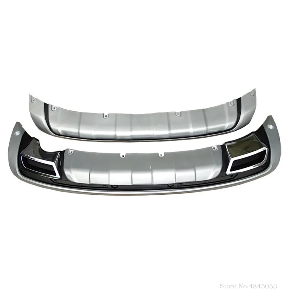 front and rear AITWATT для Kia Sportage R 2011 2012 2013 Высокое качество ABS пластик передний и задний бампер накладка автомобиля аксессуары для укладки - Цвет: front and rear