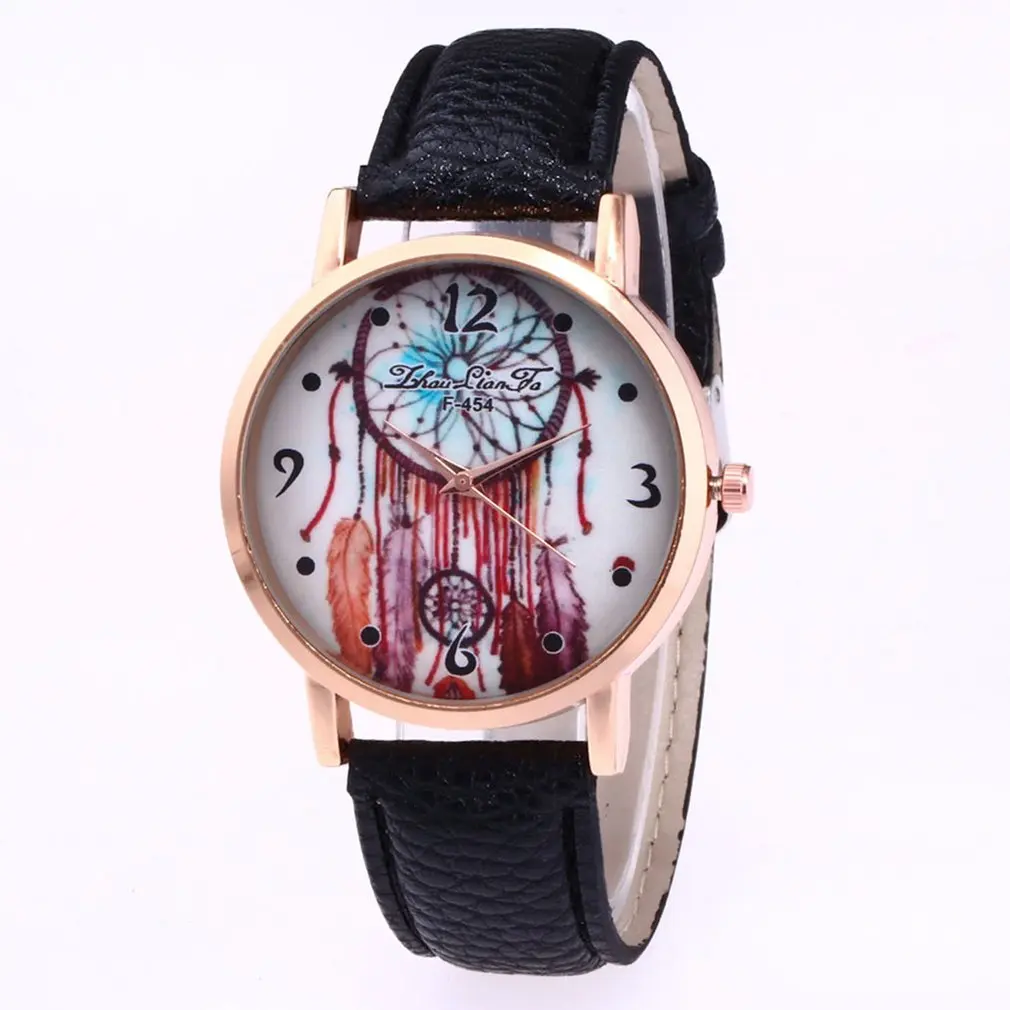 Женские кварцевые часы кожаный ремешок браслет дамские наручные модные