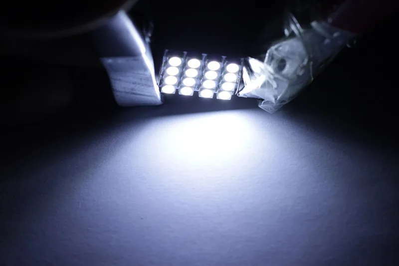 SPEVERT 36mm lampada bianca 3528 16SMD Car LED Interior Dome Light Festoon Bright White Bulb 12V | Автомобили и мотоциклы
