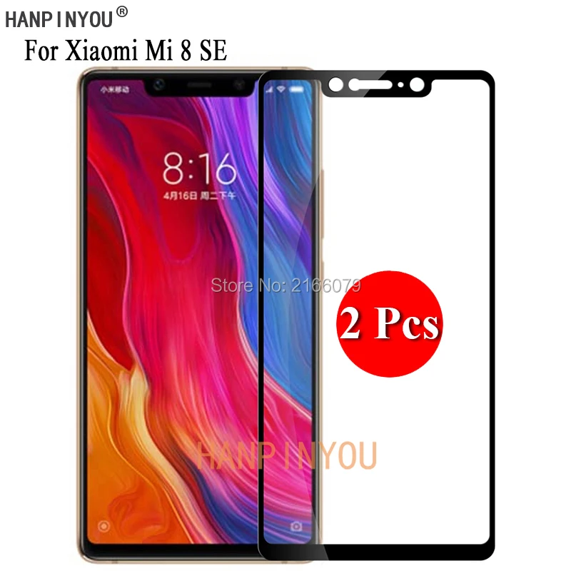 

2 шт./лот для Xiaomi Mi 8 Mi8 SE 5,88 дюйма, полное покрытие, защита экрана, закаленное стекло, защитная пленка, щит + инструменты для очистки