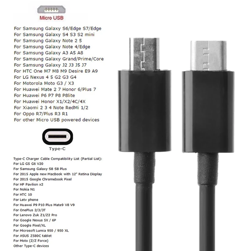 USB 3 1 Type C к 2 0 Micro B зарядный кабель для передачи данных #221|Кабели данных| |