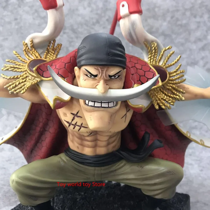 Anime ONE PIECE White Beard Edward Newgate Statue Four Emperors PVC Action Figure Collectible Model Toy BOX V91 | Игрушки и хобби