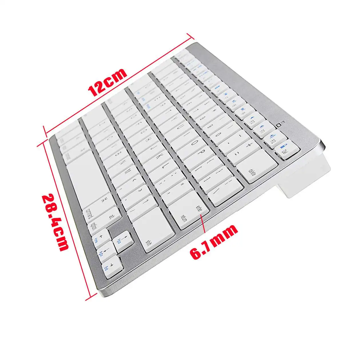 Ultra-Slim Bluetooth wireless keyboard for iPhone 11 Pro for iPad Android Tablet PC Phone and other Bluetooth enabled devices