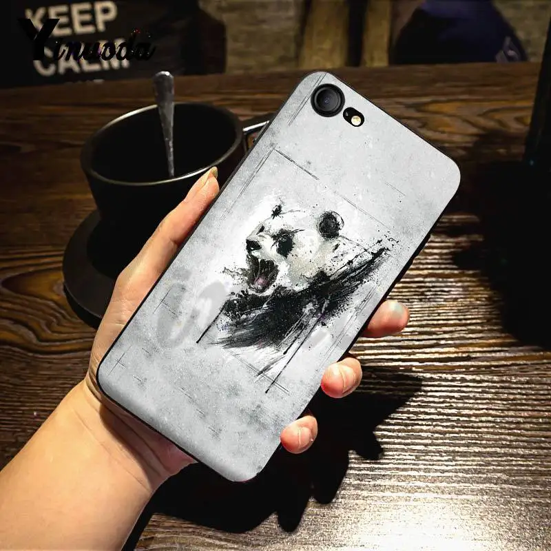 6 Yinuoda свирепый Волк и тигр Coque Shell DIY красочный чехол для телефона для iPhone 7X6 6S 8 Plus 5 5S SE 5C 11 11pro 11promax - Цвет: 6