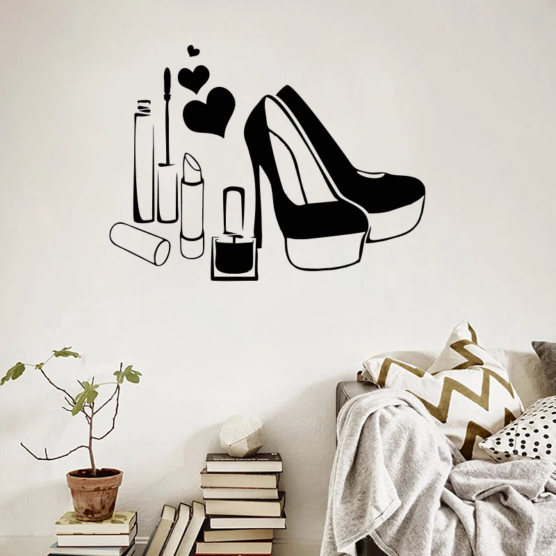 E866 обувь на высоком каблуке макияж губная помада салон красоты для девочек