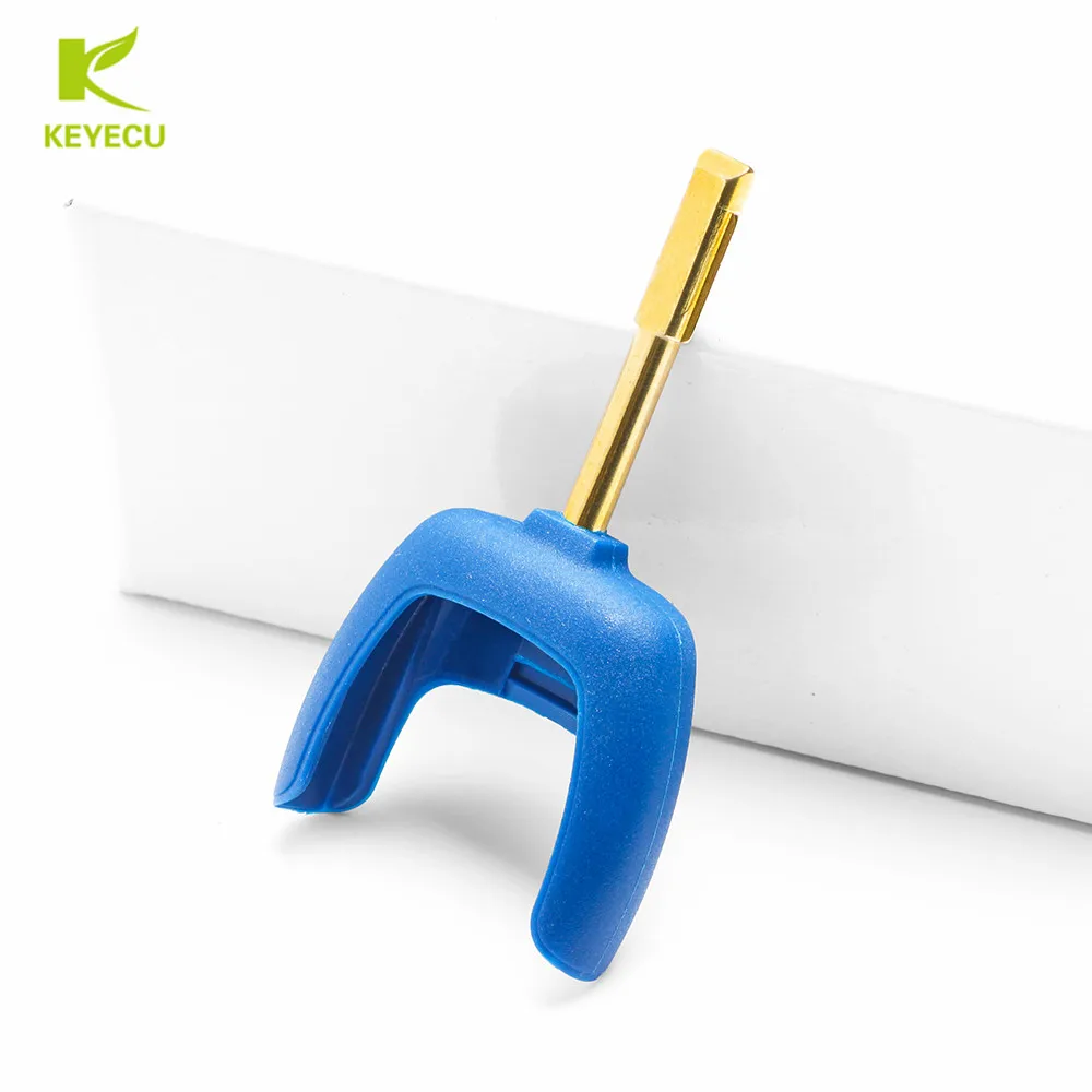 Запасная НЕОБРАБОТАННАЯ голубая головка KEYECU для дистанционного ключа FO21 модели
