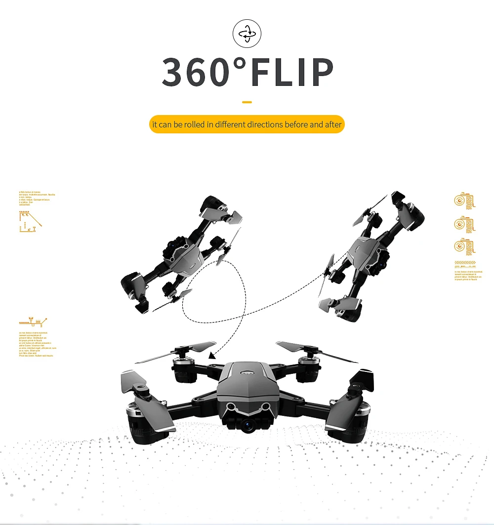 FPV RC Дрон с живым видео и возвратом домой складной RC с HD 720 P/1080 P камерой Квадрокоптер возвратная домашняя складная игрушка