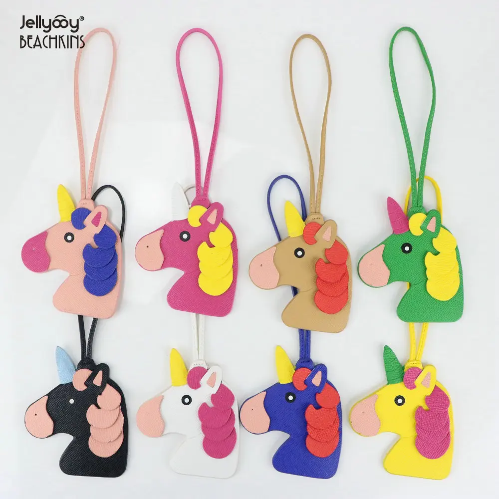 Jellyooy пляжная Новая модная сумка из искусственной кожи ручной работы с единорогом