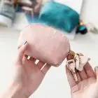 Превосходное качество, женский маленький мини-кошелек из искусственной кожи с отделением для монет на молнии, клатч, Сумочка, Кошелек для монет