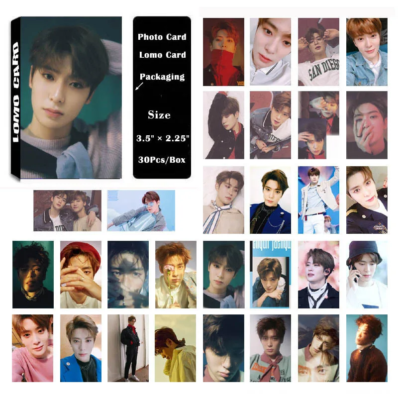 KPOP NCT127 NCT U альбом самодельная бумага ломо карты фото карта постер HD Фотокарта 30