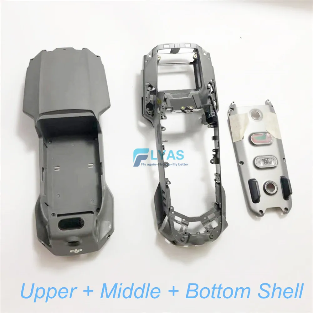 Upper Middle Bottom Подлинная DJI Mavic 2 Pro/Zoom Body Верхняя Нижняя оболочка средняя Рамка маленькая крышка карданный монтажный Чехол передняя крышка для замены - Цвет: Upper Middle Bottom