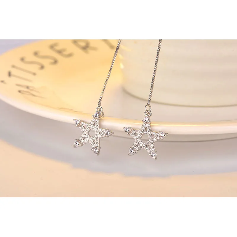 Модные серьги с искусственным жемчугом кристаллами в виде капель длинные для