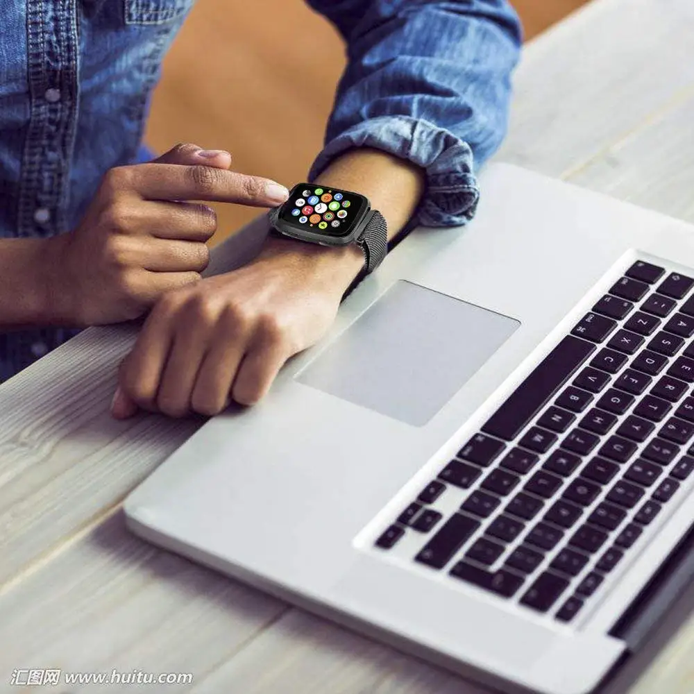TORQUILA Milanese Loop для Fitbit Versa Smart Watch Band Регулируемая Замена из нержавеющей стали с уникальным магнитным замком