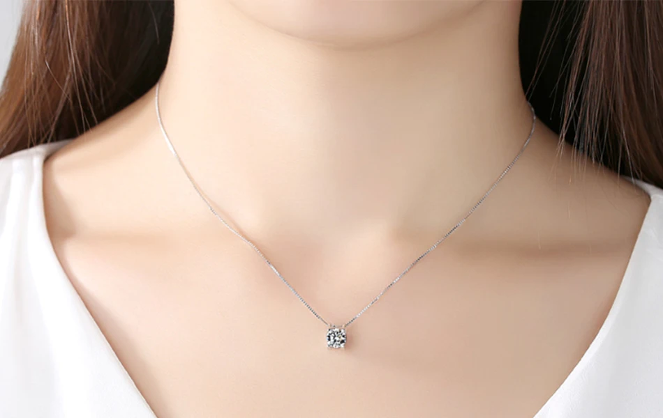 Effie queen модное женское ожерелье с кулоном, Круглый AAA кубический циркон квадратной формы, ожерелье с цепочкой, Женские Ювелирные изделия Kolye WN05