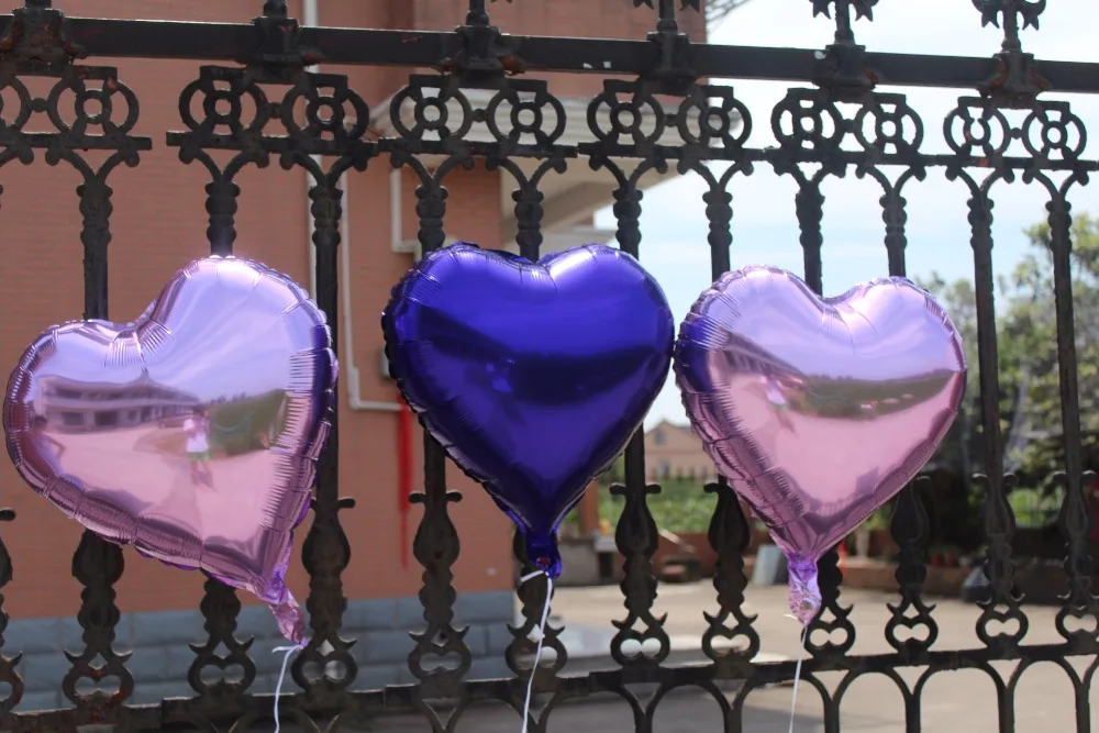 Лавандовый фиолетовый сиреневый Свадебный декор воздушный гелий металлическое