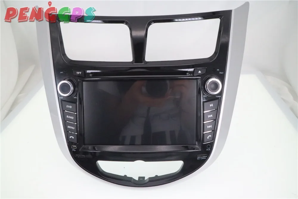 2din Android 8 0 7 1 автомобильный dvd плеер gps навигация для HYUNDAI Accent Solaris Grand Avega хэтчбек 2011