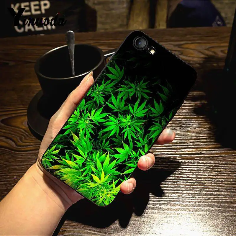 Yinuoda для iphone 7 6 X Чехол искусство абстракционизма Высокая травка Coque оболочка принт чехол для телефона для iphone 7X6 6S 8 Plus 5 XS XR