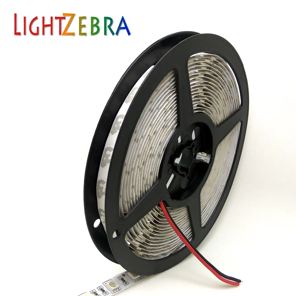 SMD 5050 RGB Светодиодная лента 5 м 300 светодиодов неводонепроницаемые DC12V теплые белые