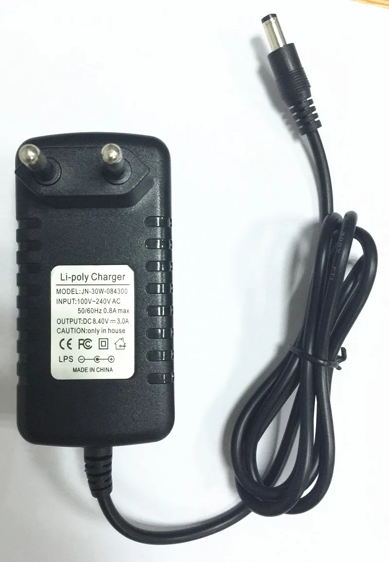 8 4 V 3A 5 5x2 1 мм AC DC Питание адаптер Зарядное устройство для 7 2 18650 Li Ion po Батарея