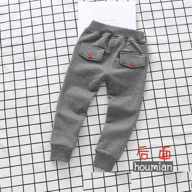 Лидер продаж 2020 новая однотонная детская одежда на весну и осень брюки для