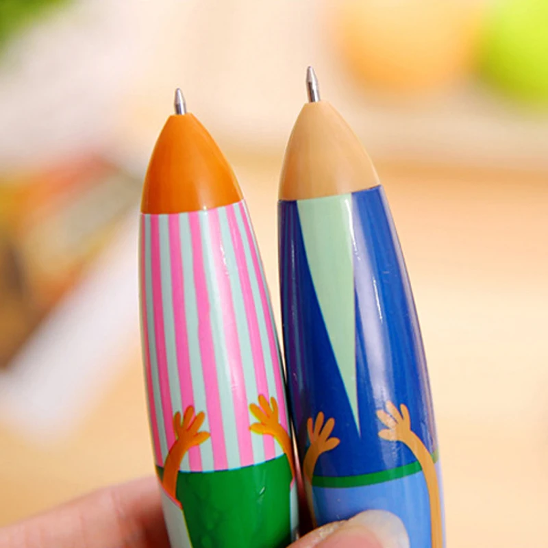

5 pcs/lot Creative Cartoon Fat Girl Doll Ballpoint Pen Lovely Student Learning Writing Pens Gifts School Stationery Supplies